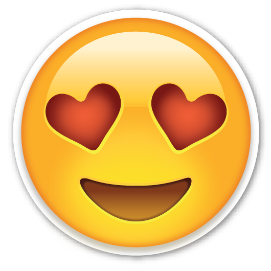Love Hearts Eyes Emoji Png PNG Image
