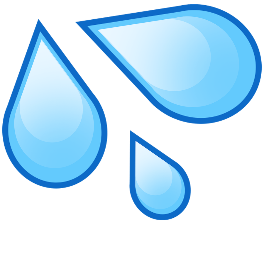 Water Splash Drop Drawing Emoji Free Transparent Image HQ PNG Image