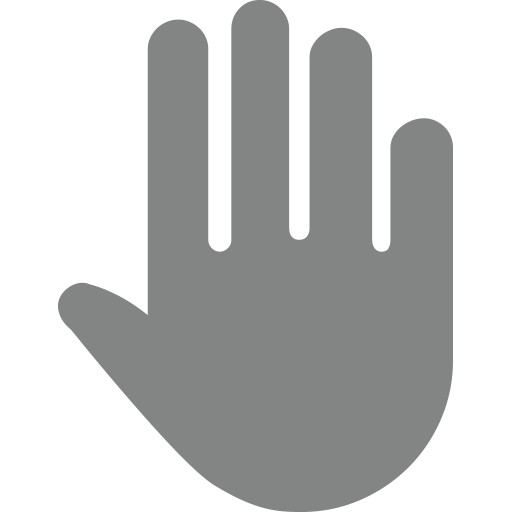 Raised Text Smiley Finger Hands Messaging Emoji PNG Image