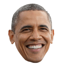 Barak Obama Face Png Image PNG Image
