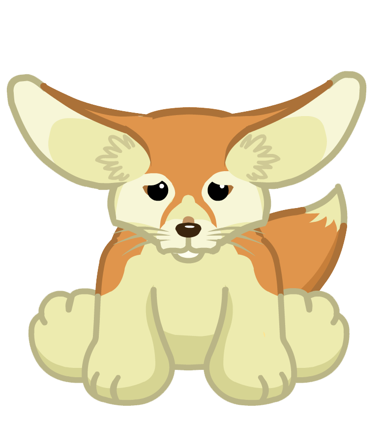 Fennec Fox Transparent Background PNG Image