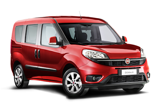 Fiat Van Doblo Red Free Clipart HD PNG Image
