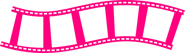 Pink Filmstrip Image PNG Image