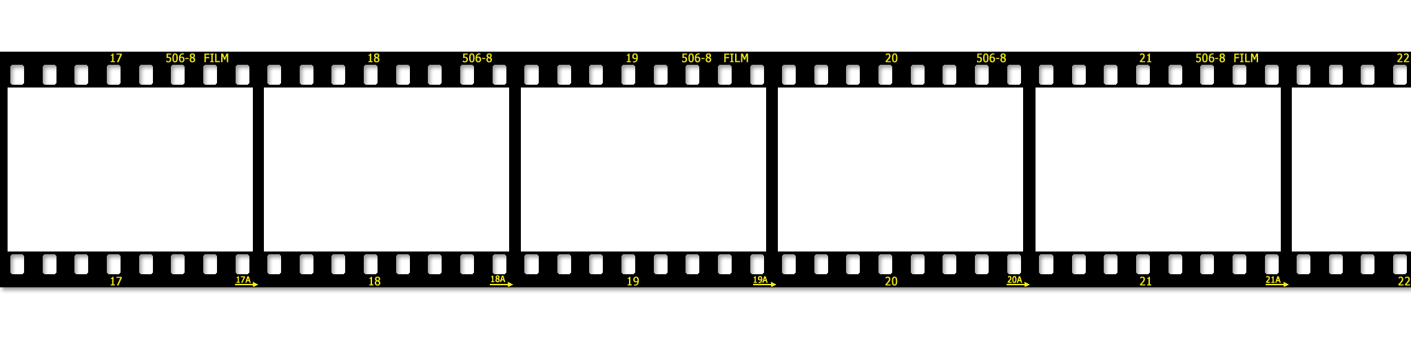 Filmstrip Transparent Image PNG Image