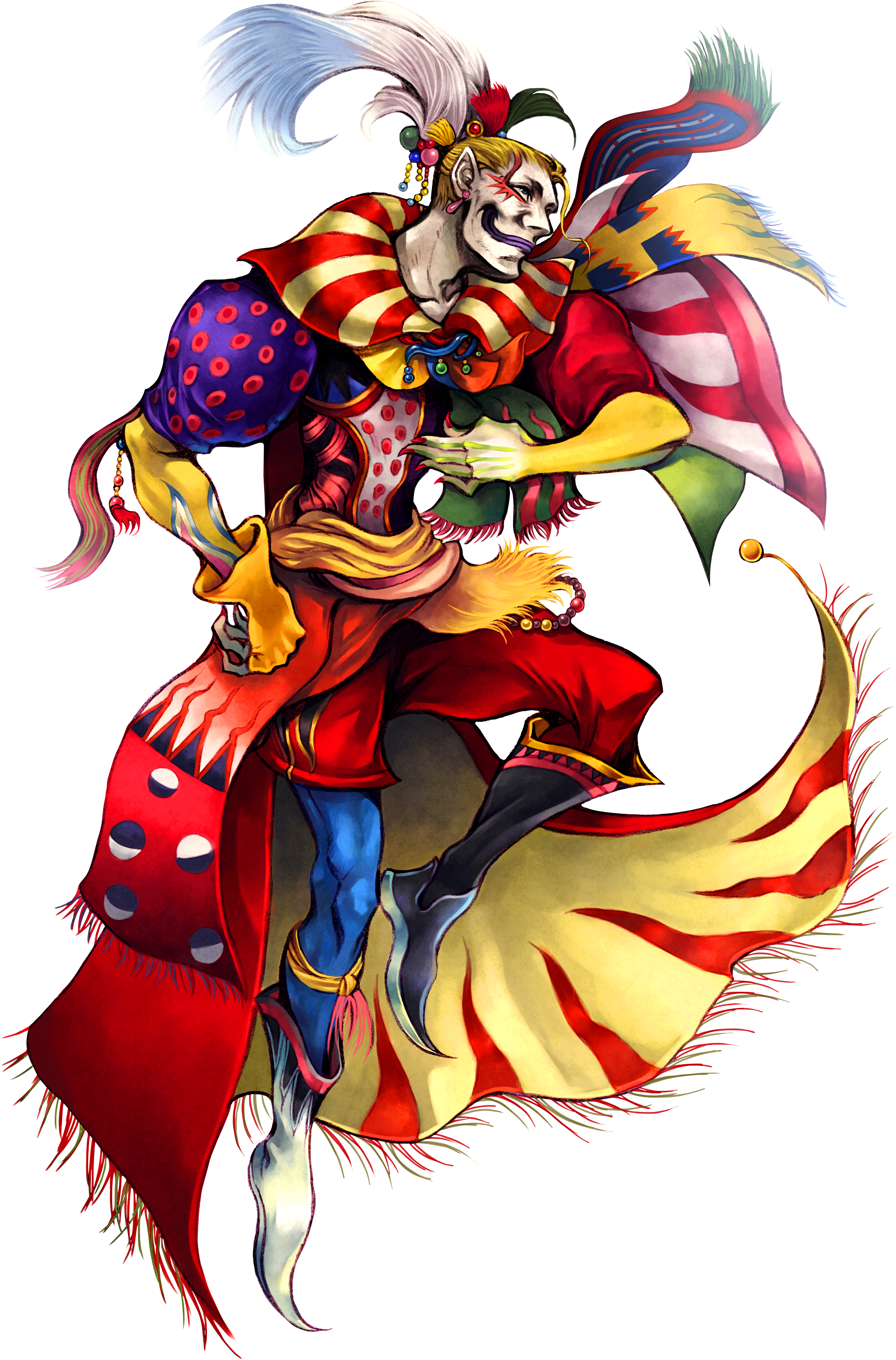 Joker Palazzo Kefka Free PNG HQ PNG Image