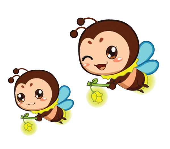 Firefly Art Flappy Light Child Cartoon PNG Image