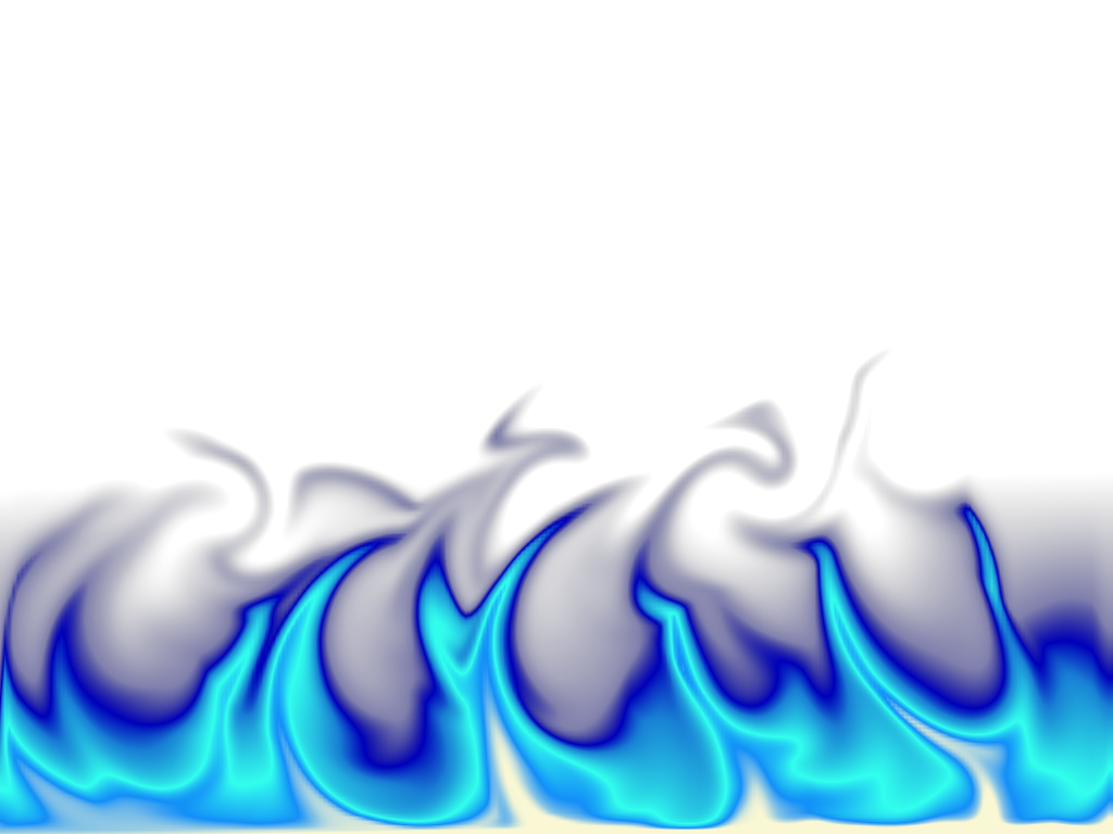 Blue Fire File PNG Image