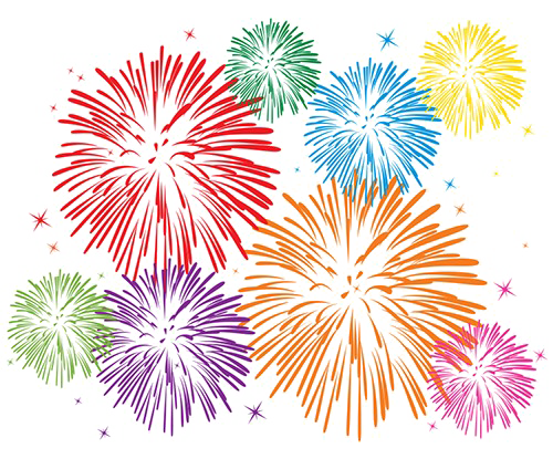 Fireworks Vector Bright Colorful Download Free Image PNG Image