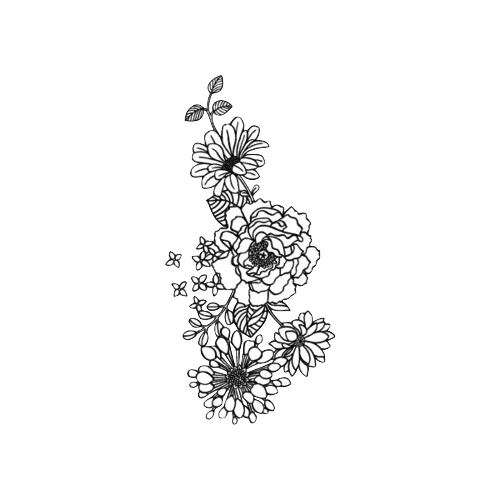 Floral Art Flower Design Drawing HD Image Free PNG PNG Image