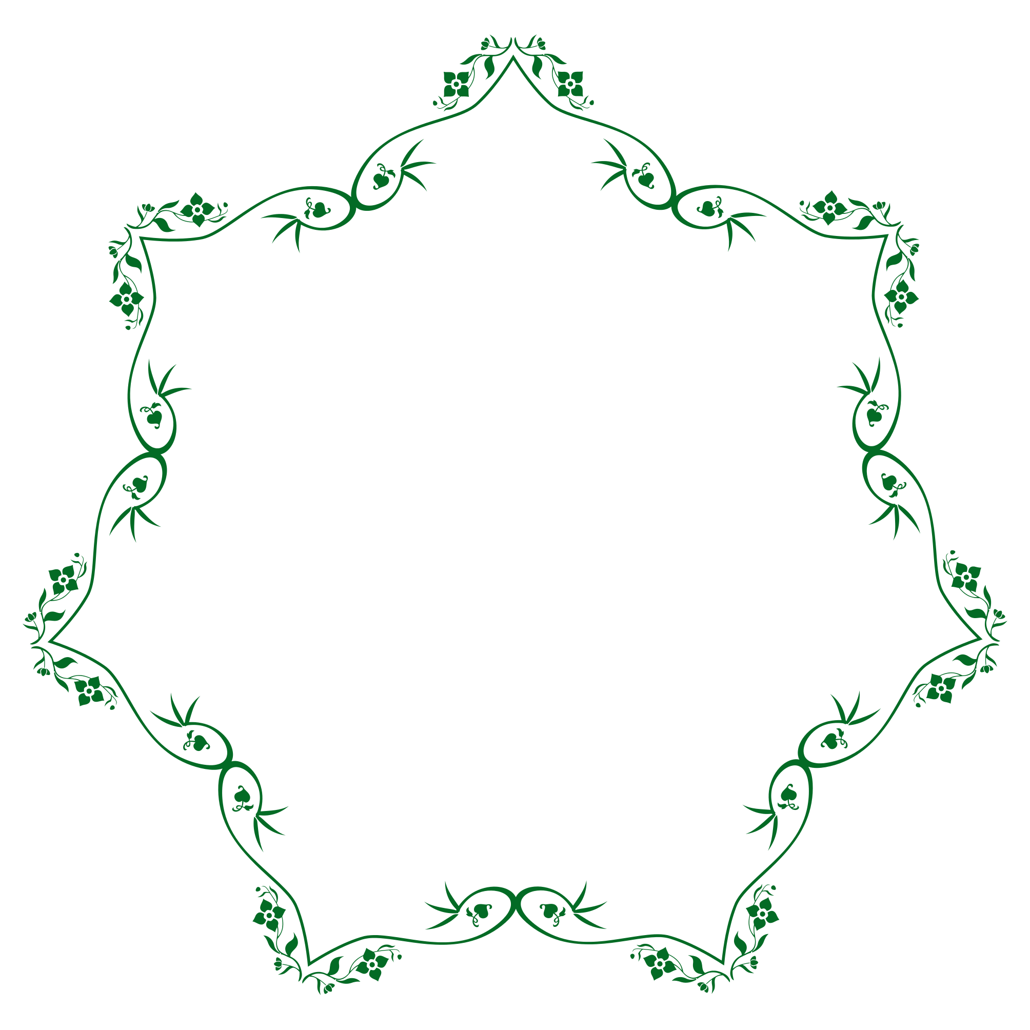 Border Flower Ornament PNG Image High Quality PNG Image