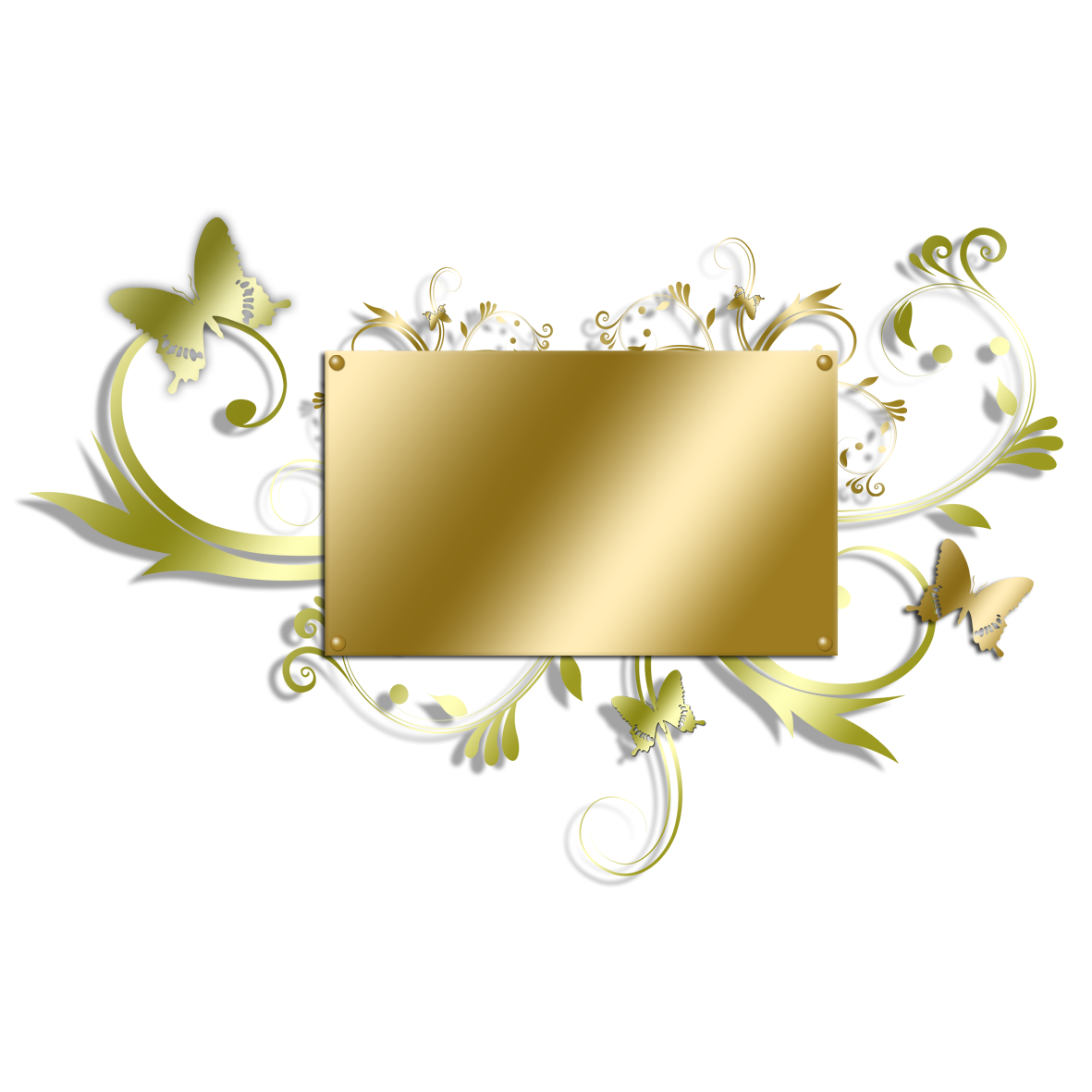 Picture Frame Flower Gold Golden Free Download PNG HD PNG Image
