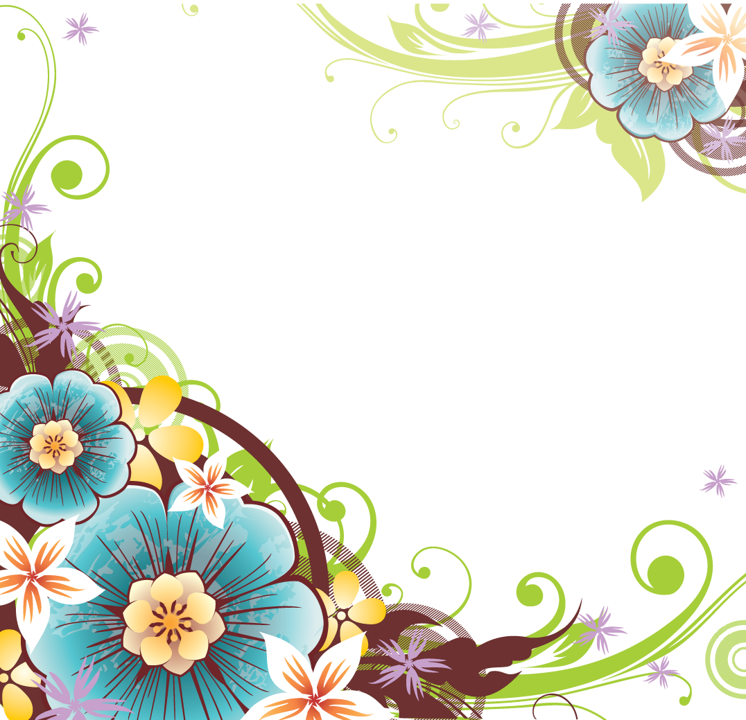 Flowers Borders Png File PNG Image