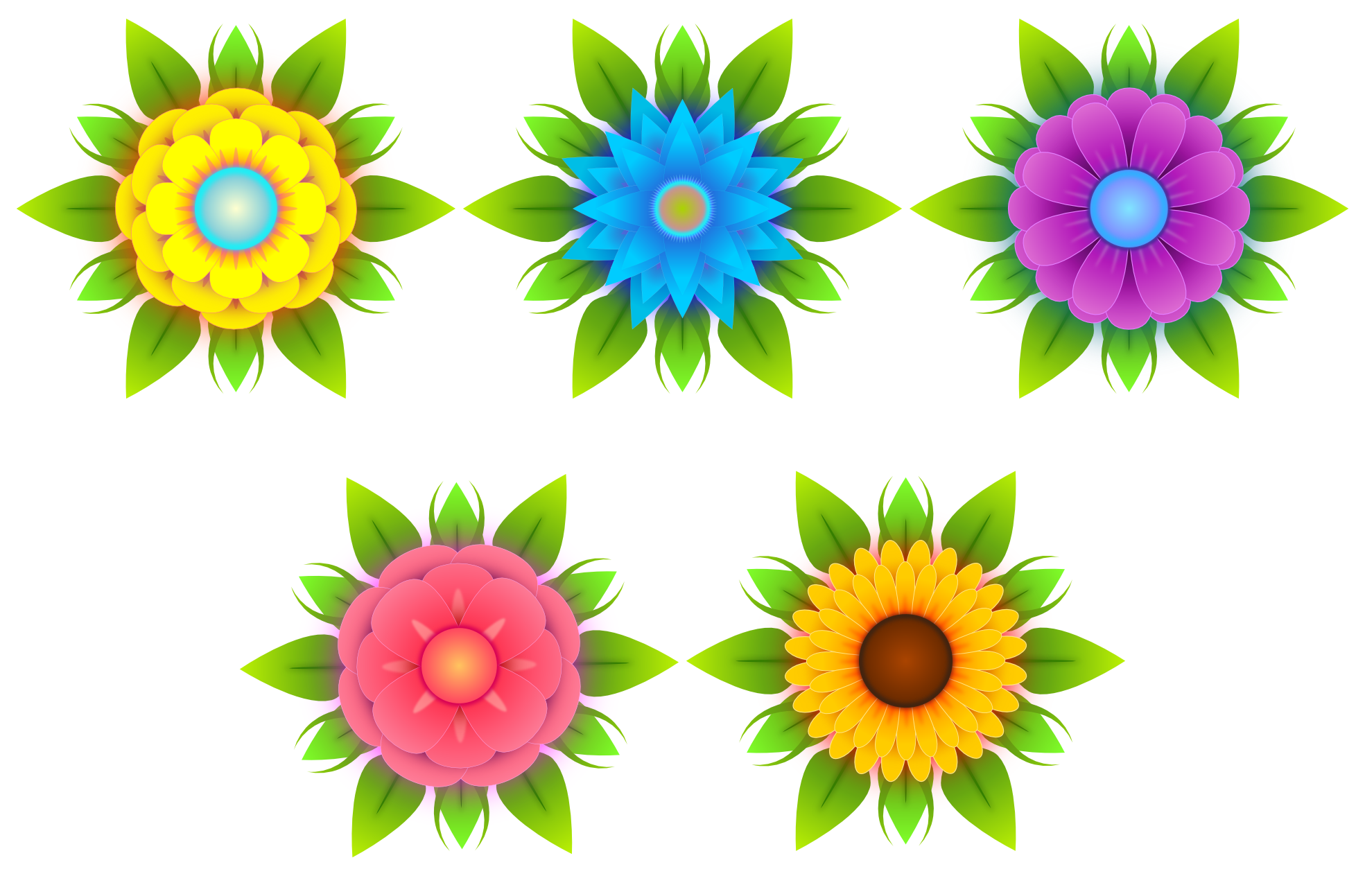 Flowers Vectors Free Download Png PNG Image