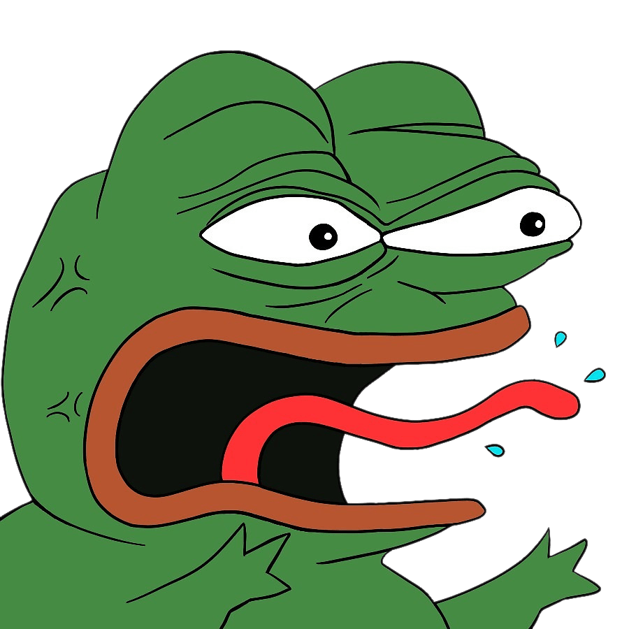 The Pepe Frog Sad Download HQ PNG Image