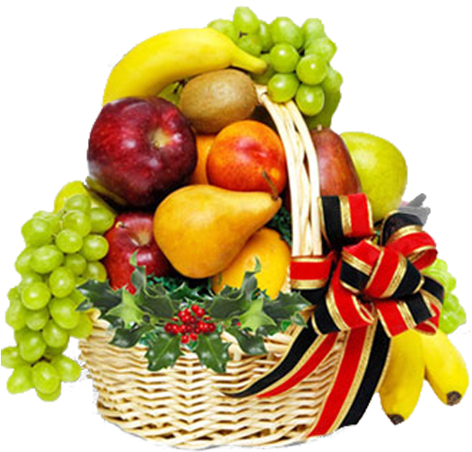Basket Mix Fruits Free Clipart HQ PNG Image