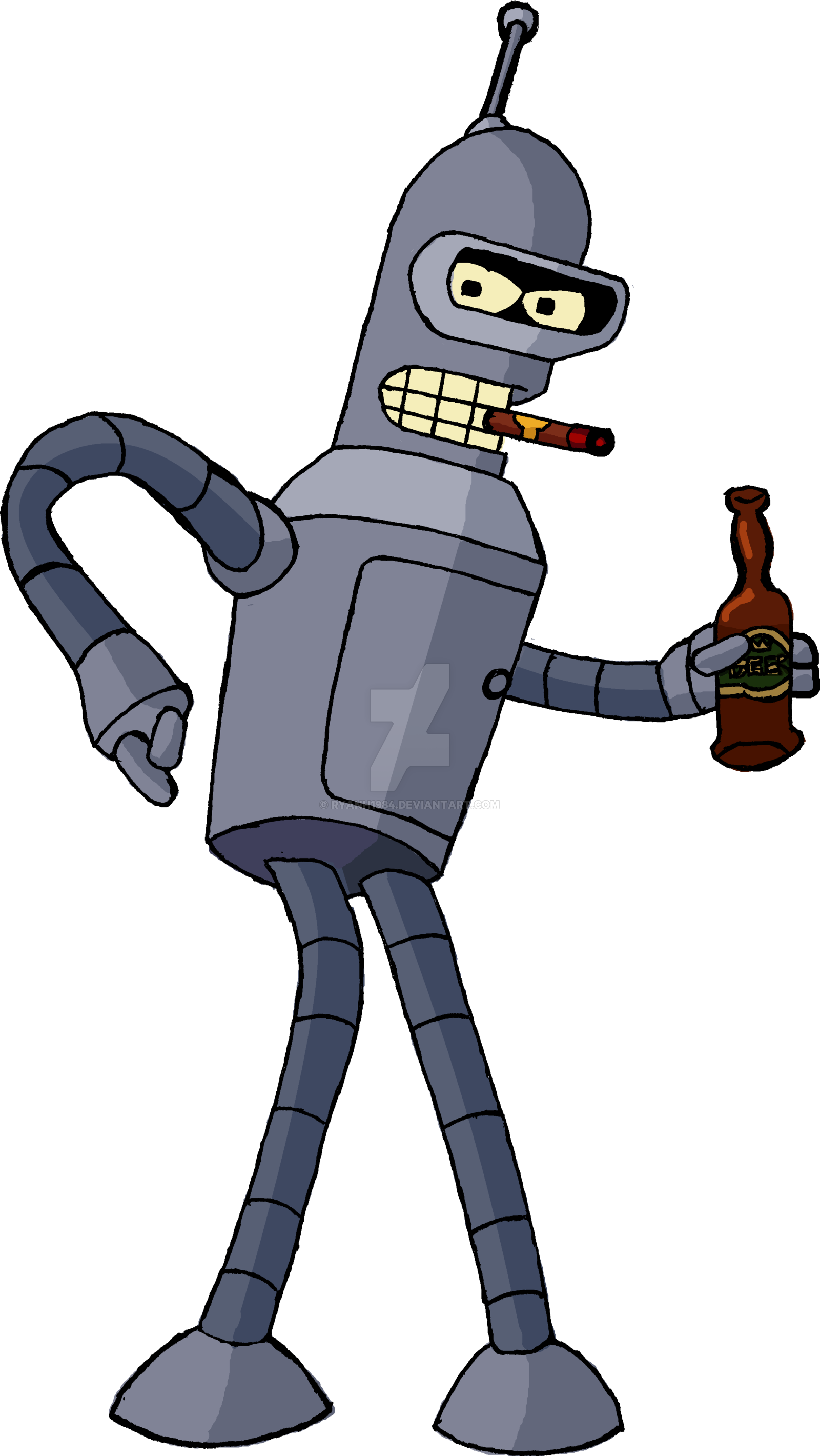 Bender Transparent Image PNG Image