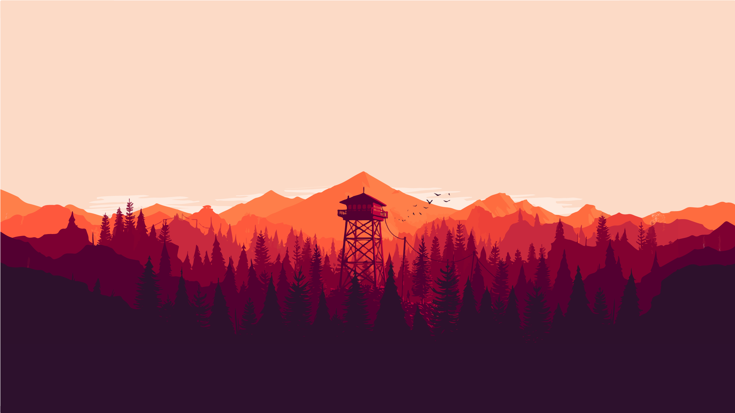 Television Firewatch Campo Wallpaper Desktop 4K Santo PNG Image