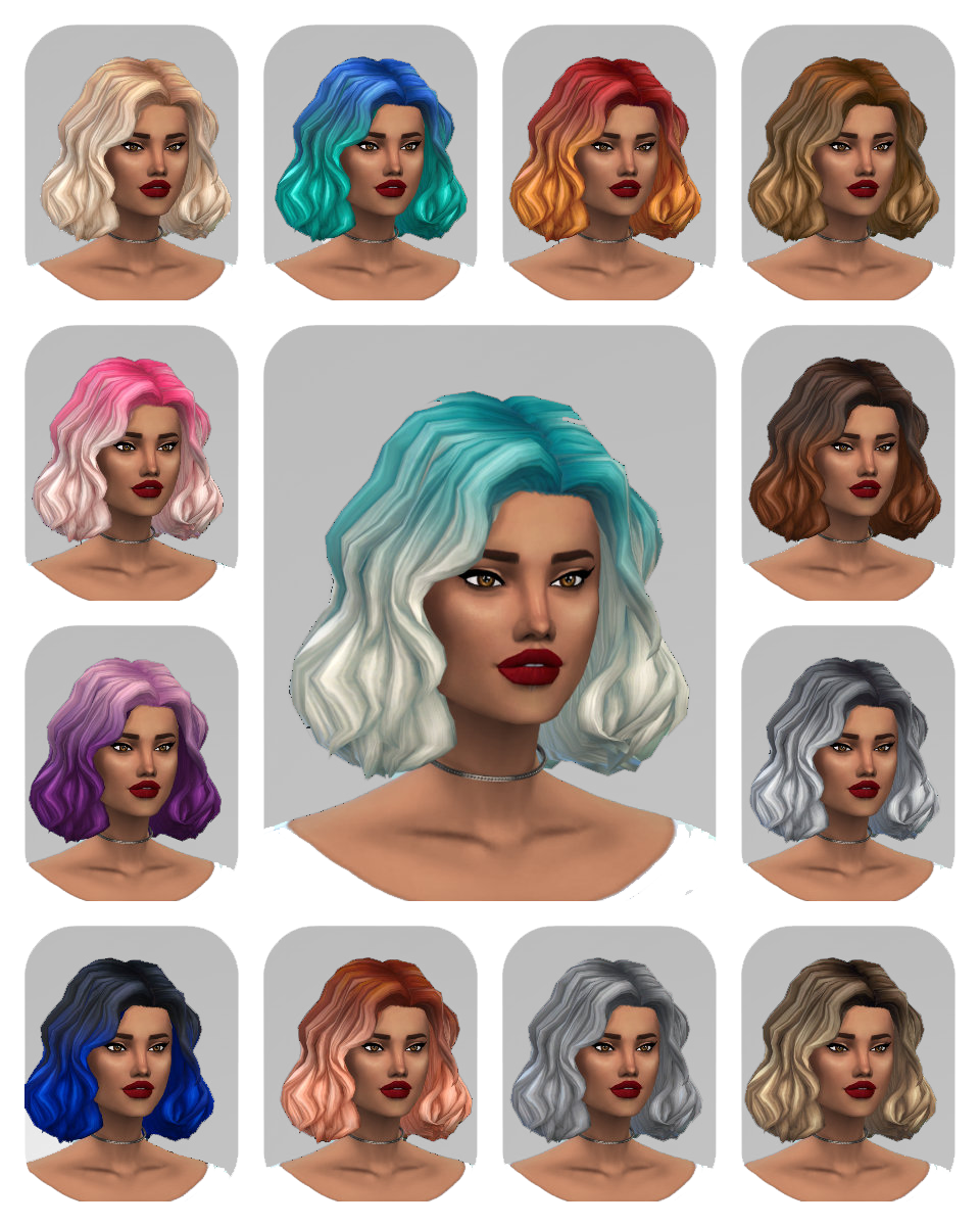 Sims Wig Hairstyle Head Vampires Free HD Image PNG Image