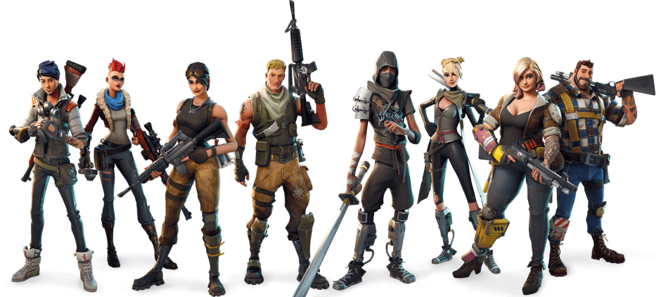 Figure Royale Game Figurine Video Fortnite Battle PNG Image