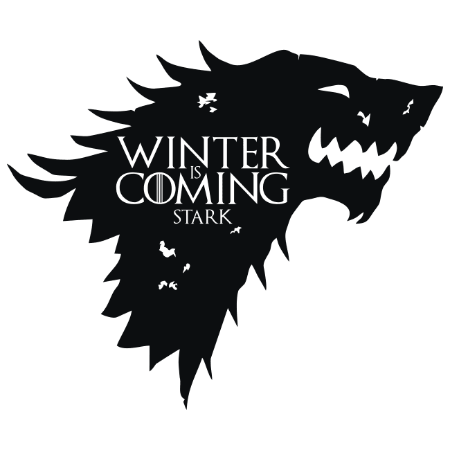 House Sticker Stark Decal Black Logo PNG Image