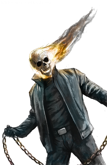 Ghost Rider Face Photos PNG Image