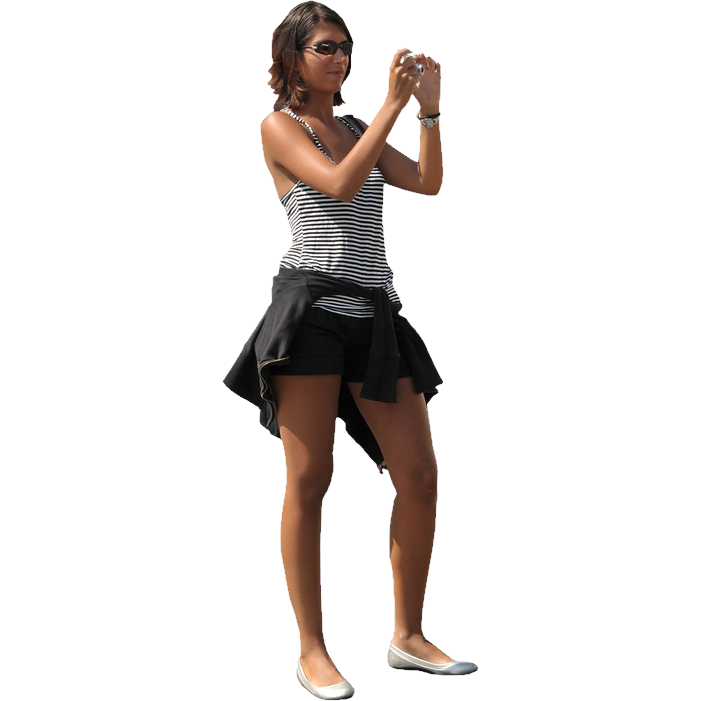 Camera Girl PNG Image