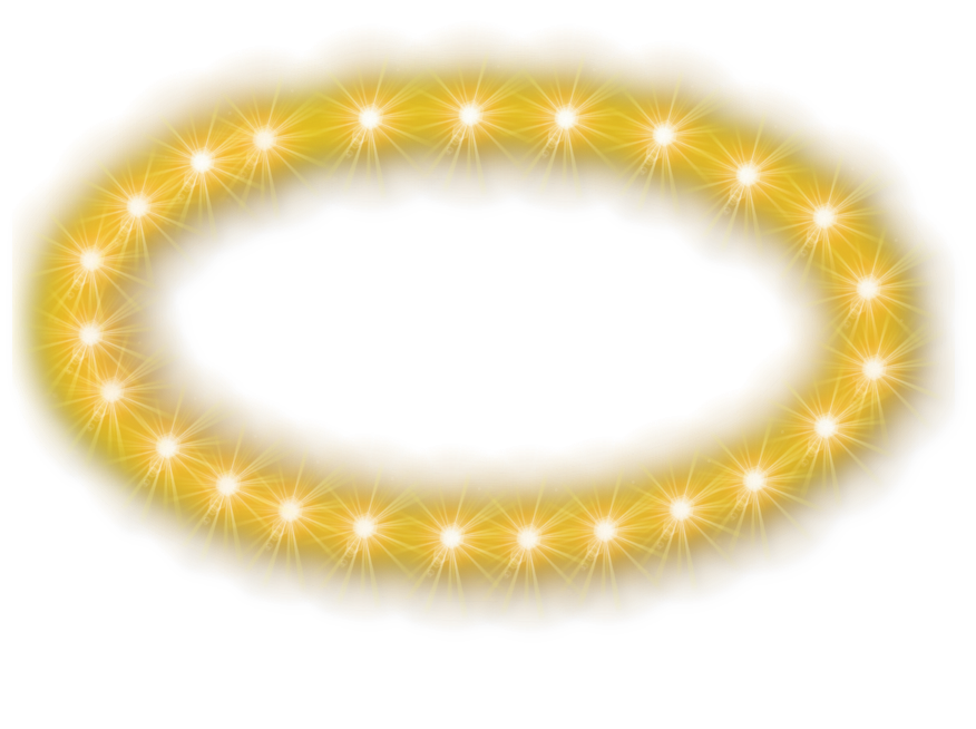 Glowing Halo Transparent Background PNG Image