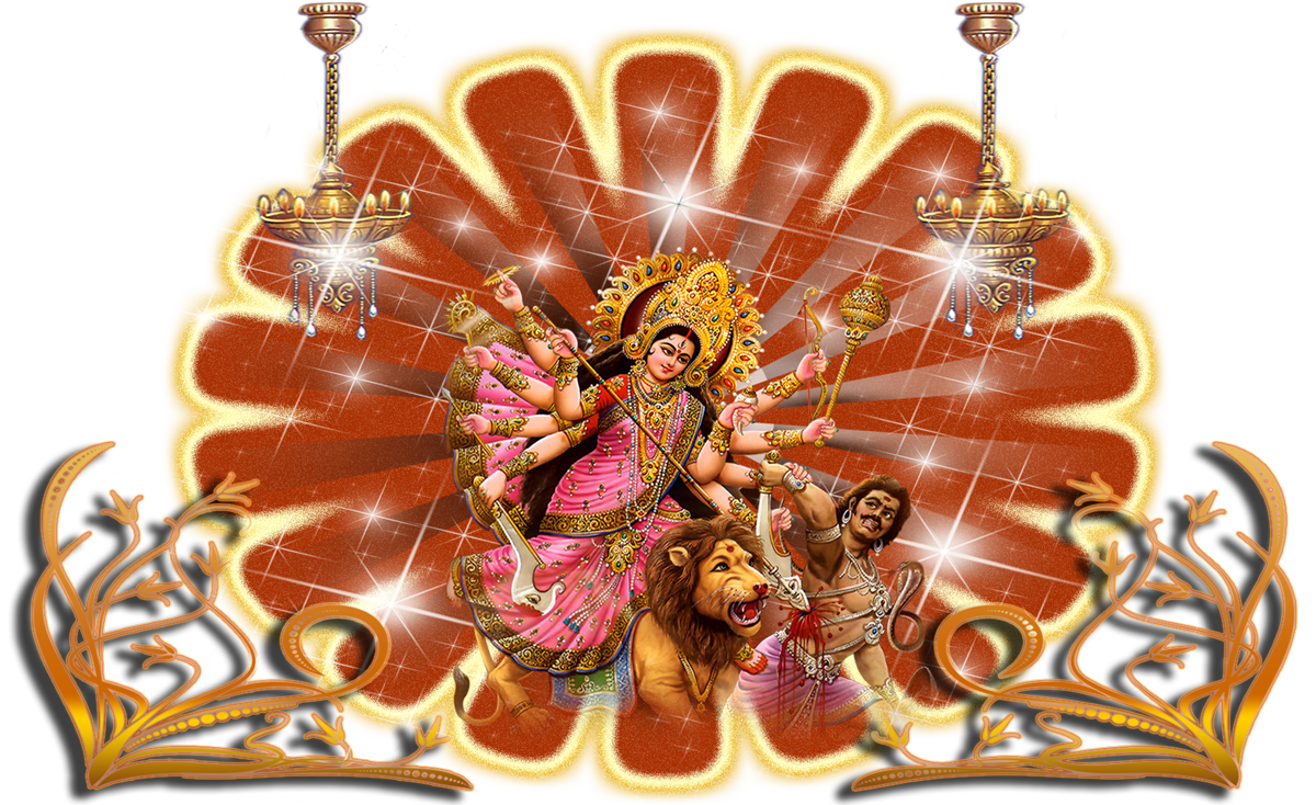 Goddess Durga Maa Free Png Image PNG Image
