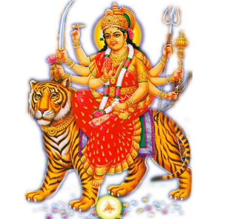 Goddess Durga Maa Png Clipart PNG Image