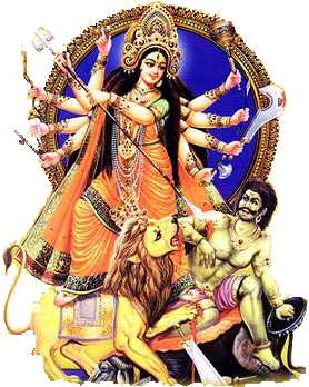 Goddess Durga Maa Png Picture PNG Image