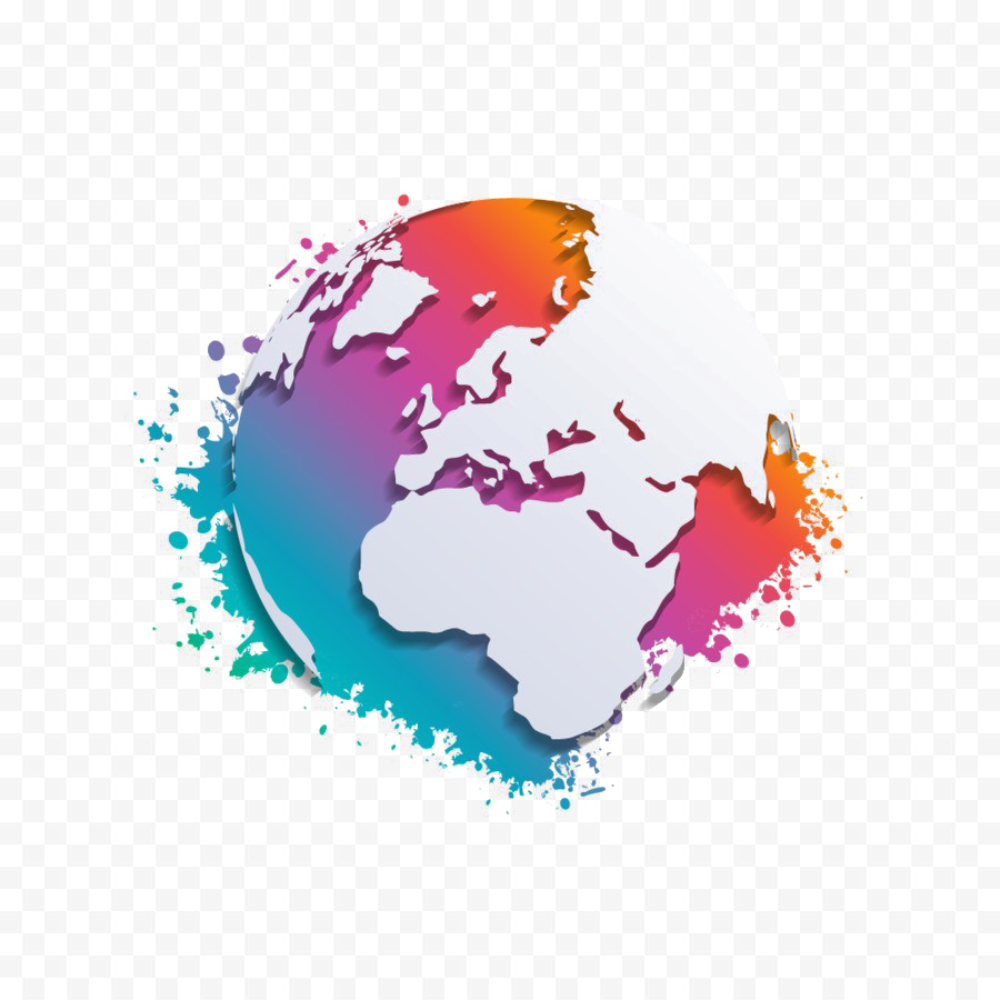 Abstract World Map Free Clipart HD PNG Image
