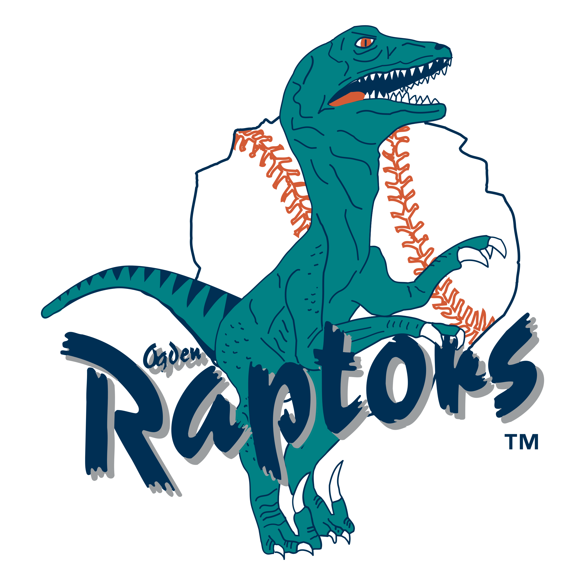 Toronto Velociraptor Ogden Dinosaur Baseball Raptors PNG Image