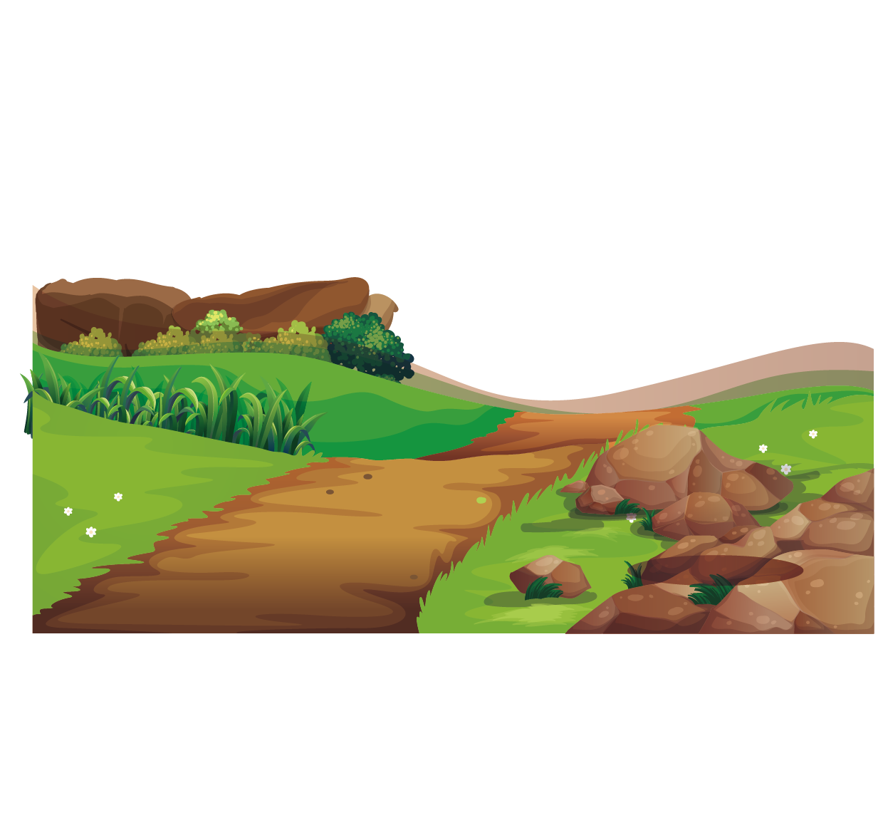 Illustrator Farm Scene Illustration Adobe Road PNG Image