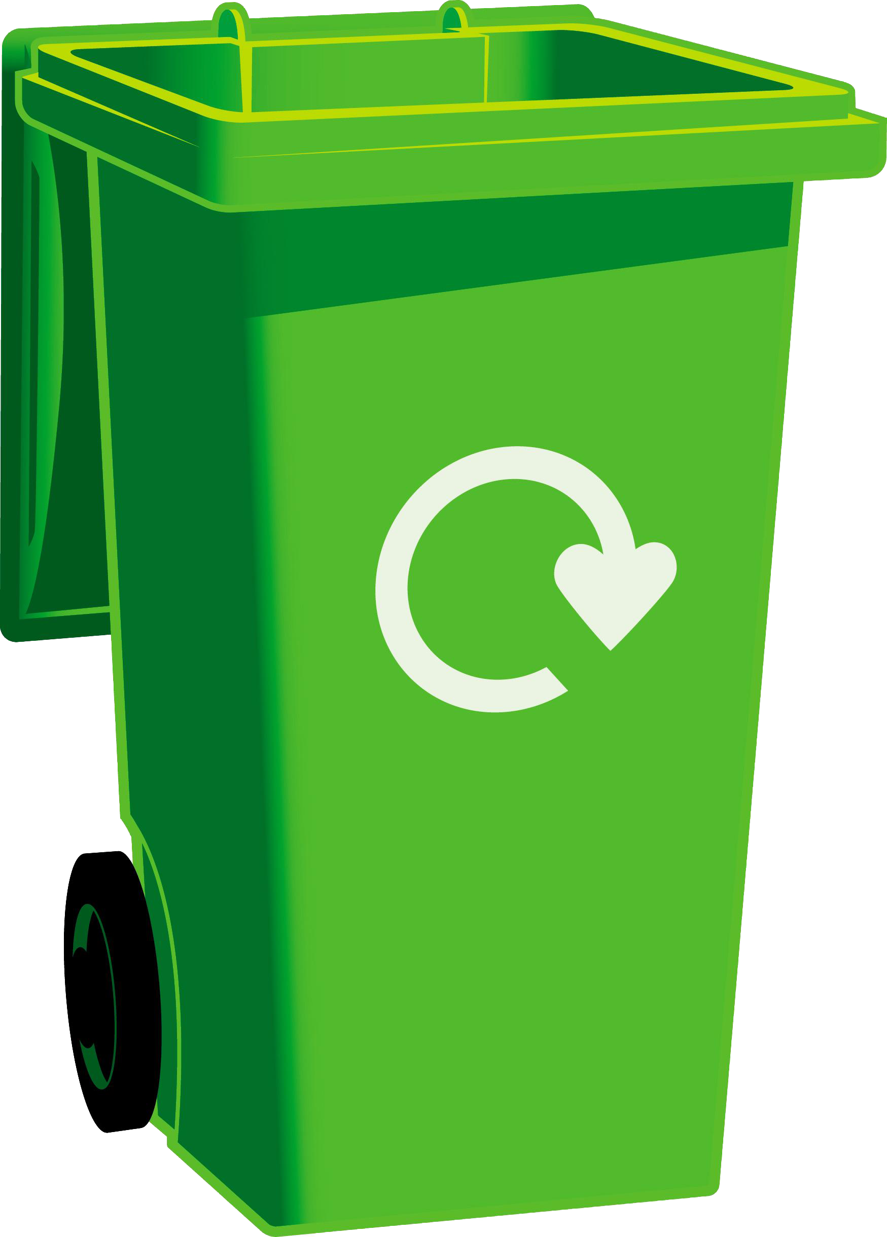 Bin Recycling Baskets Paper Green Rubbish Recycle PNG Image