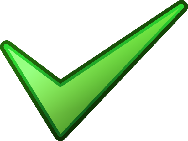 Green Tick Hd PNG Image