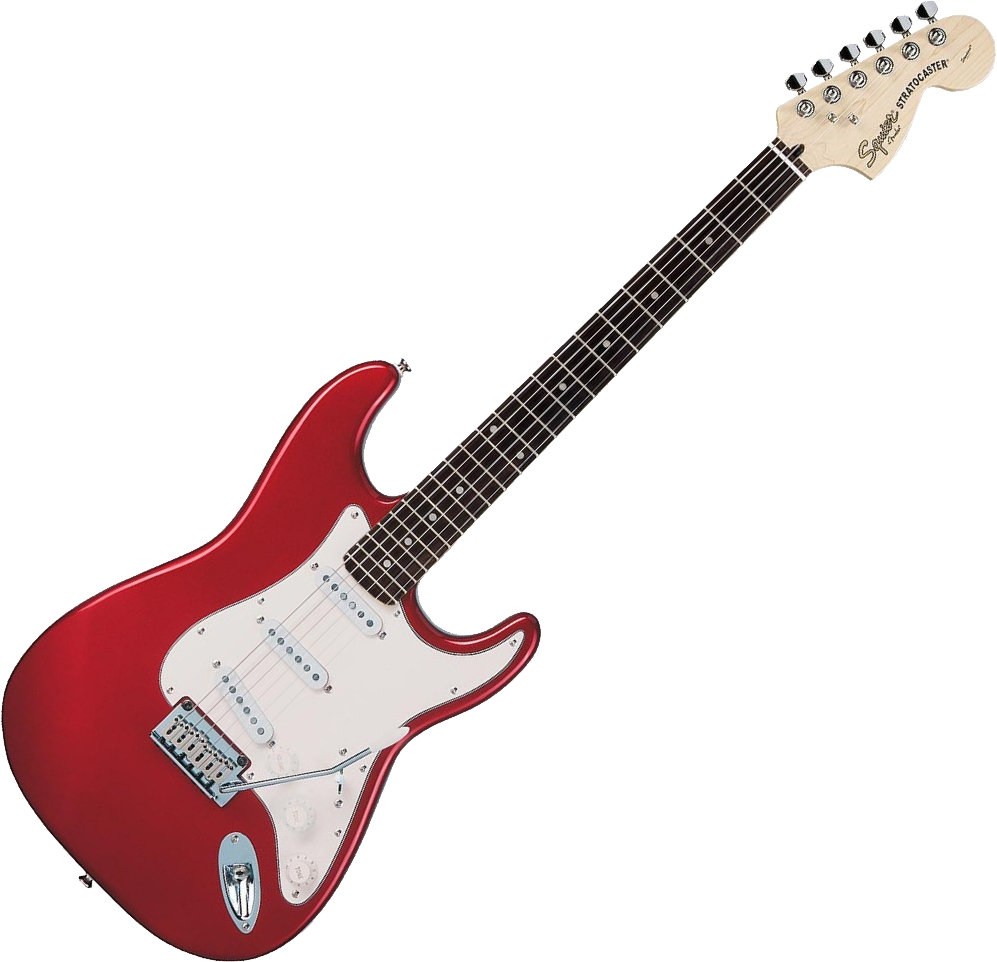 Wooden Guitar Electric Red Free Transparent Image HQ PNG Image