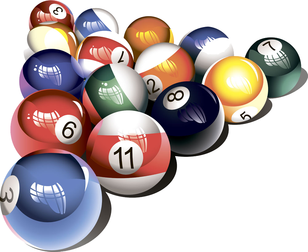 Billiard Balls Image Free Clipart HD PNG Image