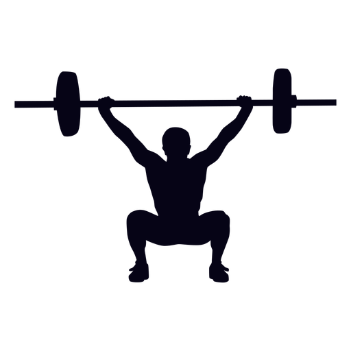 Pic Squat Silhouette Download HQ PNG Image