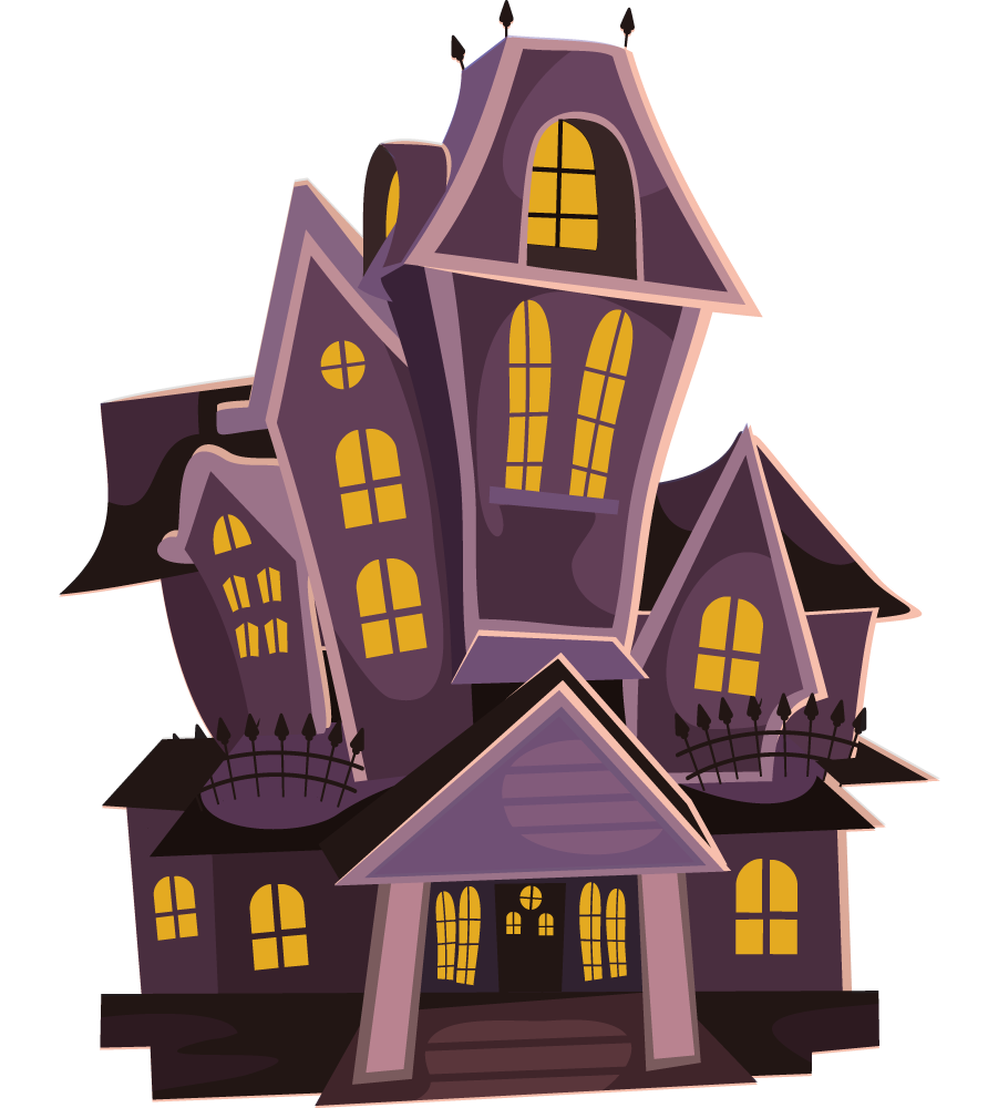 Halloween House File PNG Image