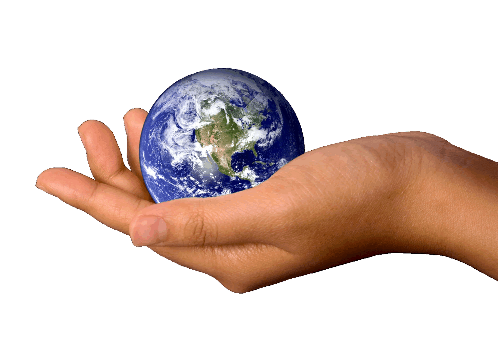 Earth In Hands Png Hand Image  PNG Image