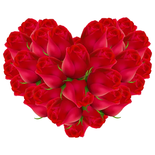 Rose Pic Heart PNG Free Photo PNG Image