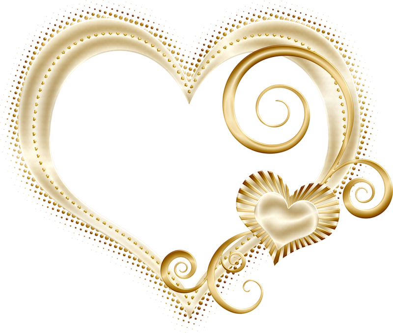 Heart Gold Free PNG HQ PNG Image