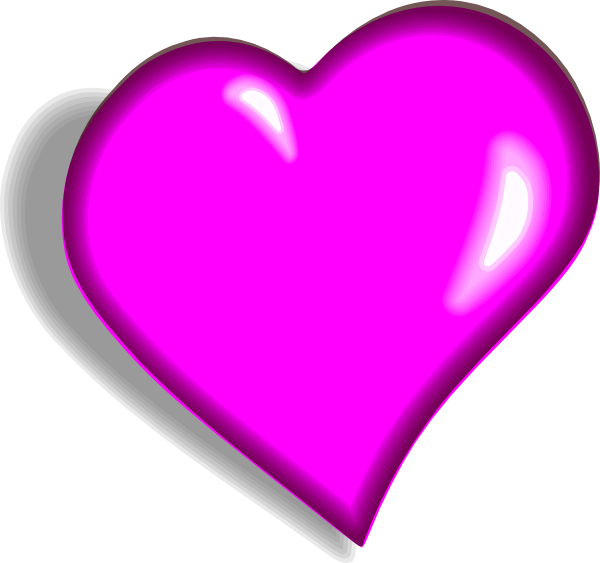 Hot Pink Heart Image PNG Image