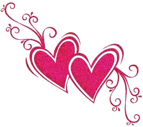 Pink Heart Transparent PNG Image