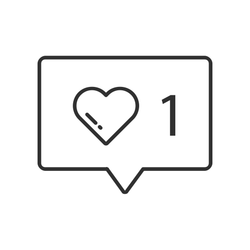 Instagram Heart Vector Network Icons Format Scalable PNG Image