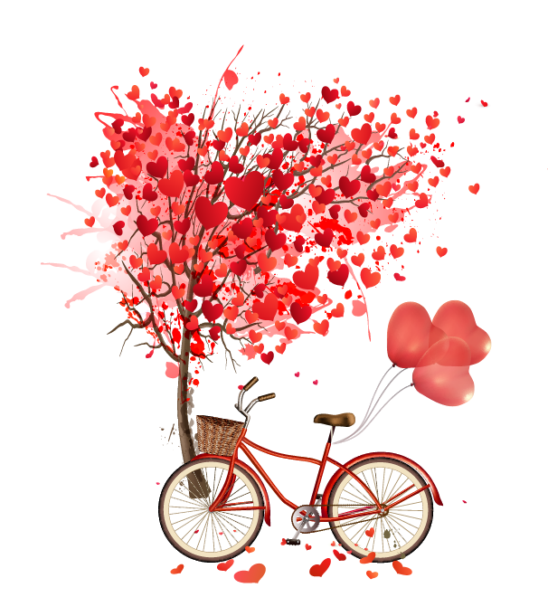 Heart Heart-Shaped Valentine'S Illustration Vector Balloons Day PNG Image