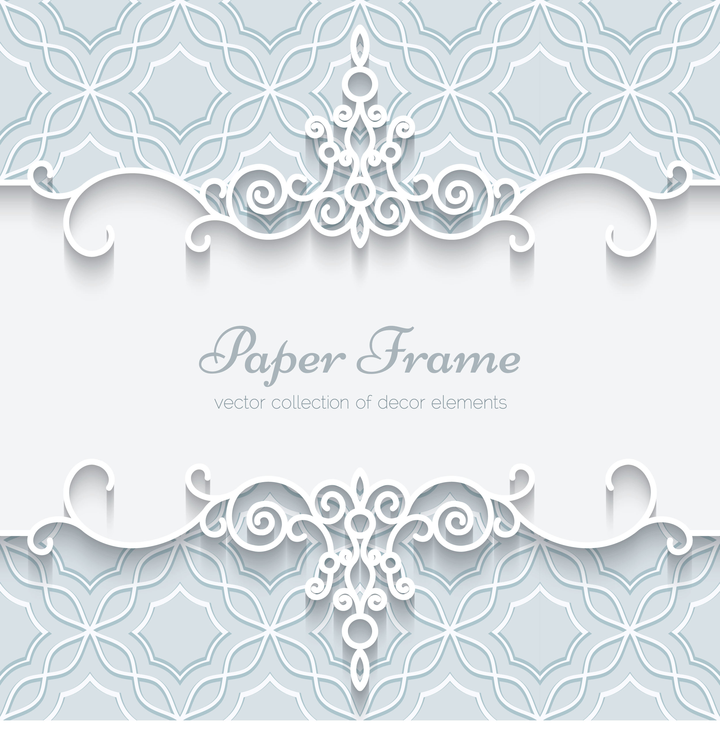 Vector Lace Pattern Wedding Ornament Paper Invitation PNG Image