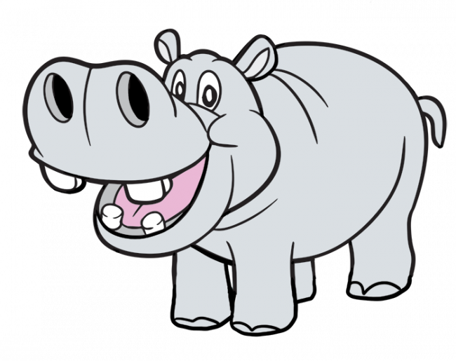 Hippo Vector Free Transparent Image HD PNG Image