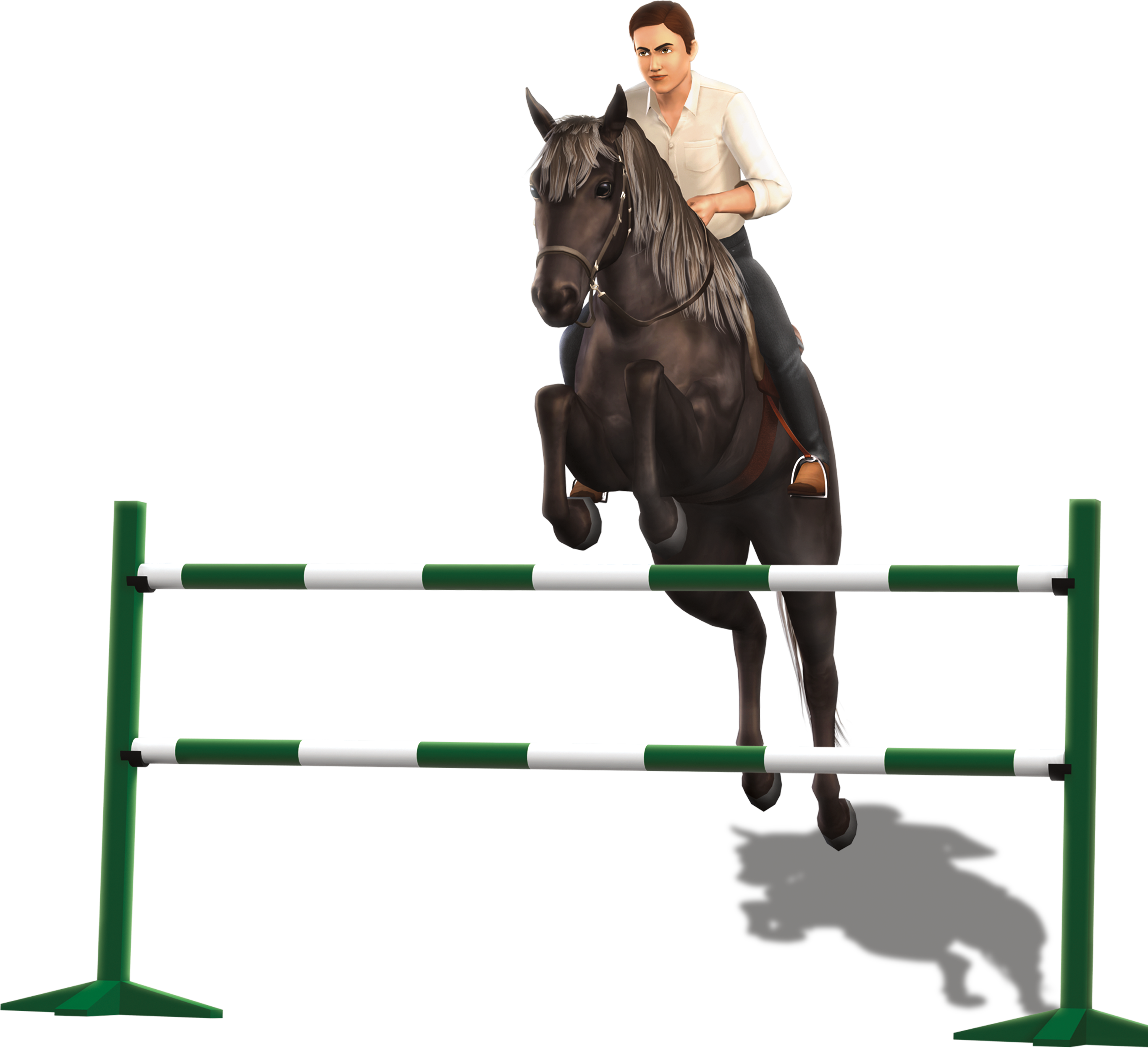 Sims Horse Show Jumping Pets English Riding PNG Image
