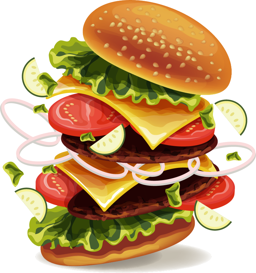King Hamburger Burger Food Drink Fries Dog PNG Image
